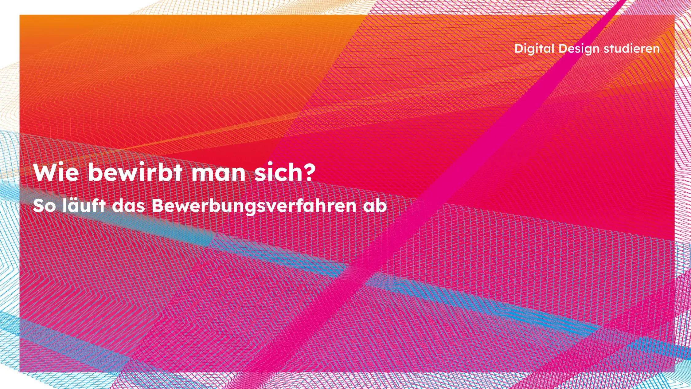 Bewerbung Master Digital Design | Hochschule der Medien Stuttgart