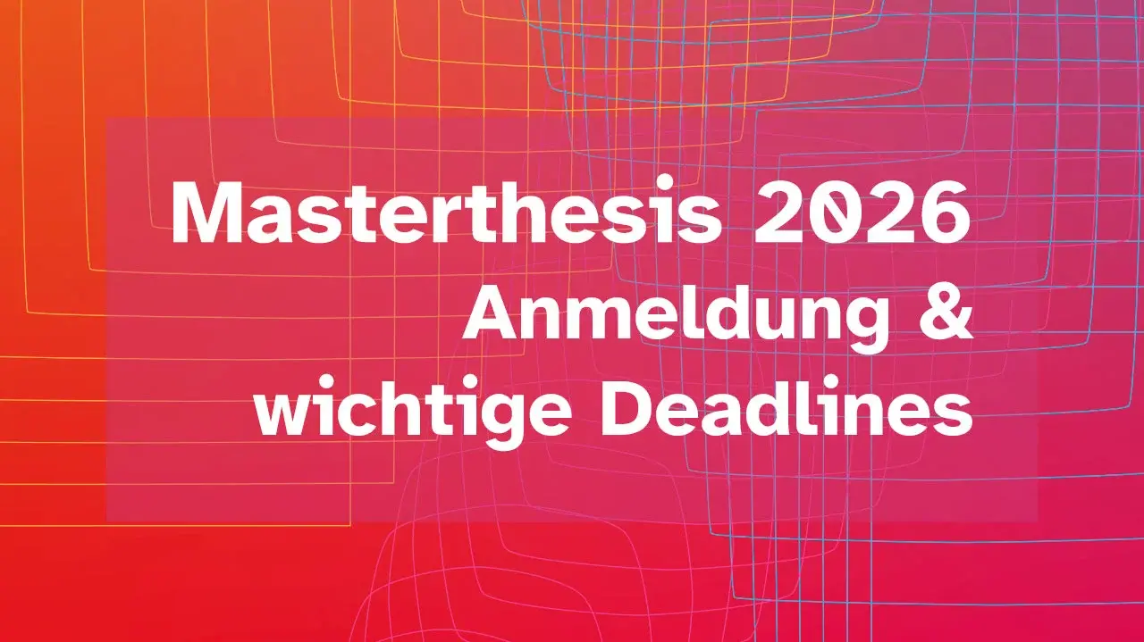 Masterthesis DD3: Zeitplan und wichtige Termine 2026–2027 von Betreuersuche bis Kolloquium
