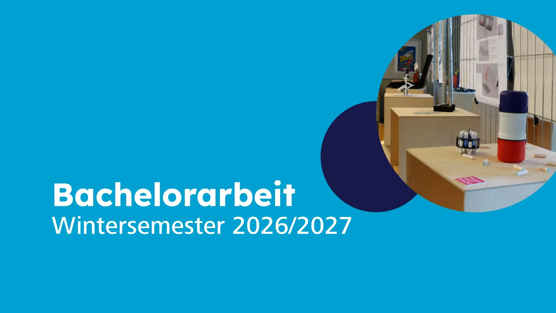 Visual zur Bachelorarbeit im Studiengang Integriertes Produktdesign im Wintersemester 2026/27