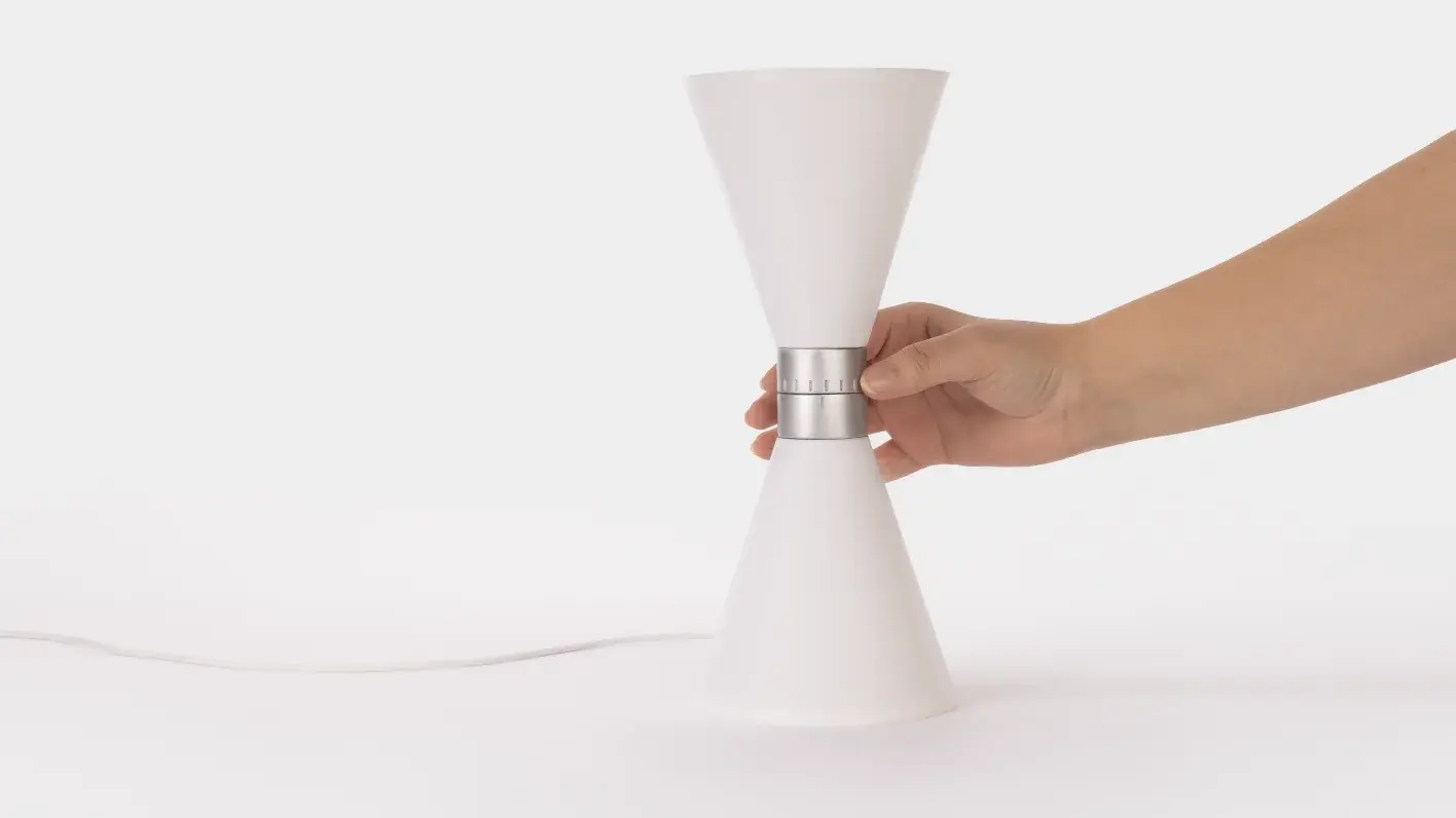 Lichtbasierte Fokuslampe aus einem Projekt im Studiengang Integriertes Produktdesign der HdM Stuttgart