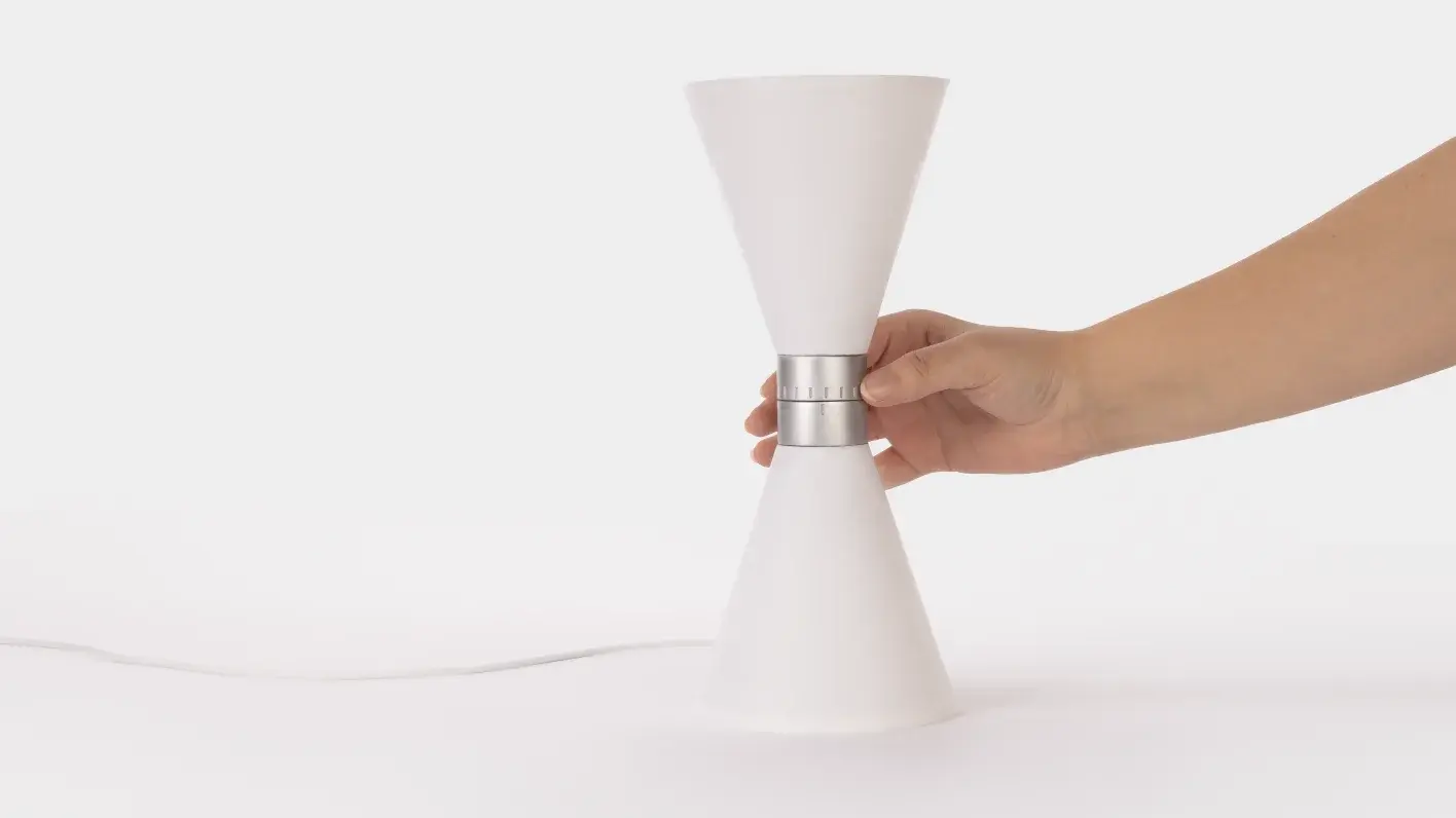 Lichtbasierte Fokuslampe aus einem Projekt im Studiengang Integriertes Produktdesign der HdM Stuttgart