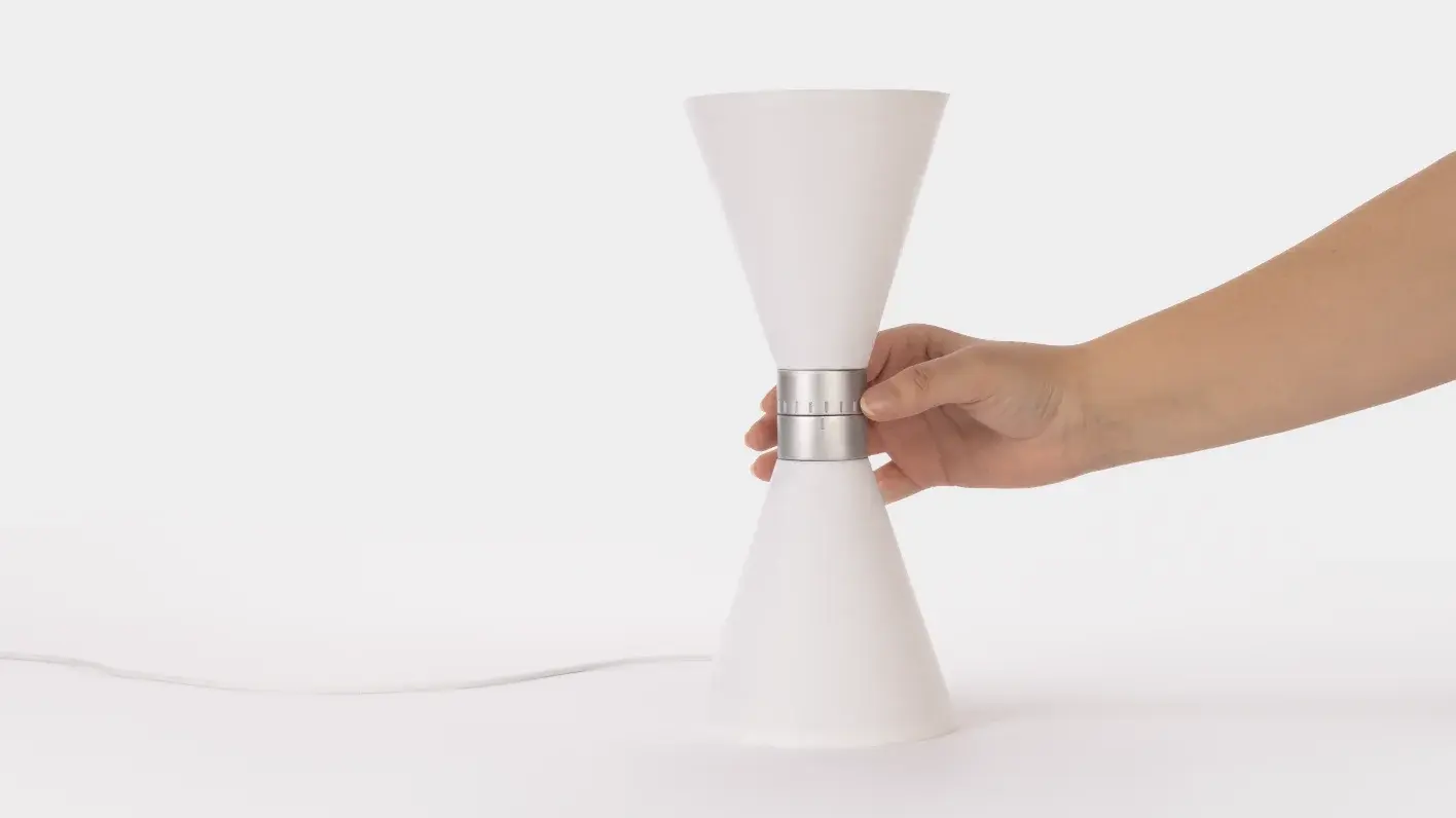 Lichtbasierte Fokuslampe aus einem Projekt im Studiengang Integriertes Produktdesign der HdM Stuttgart